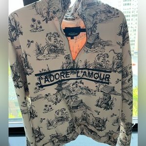 Ellaandemm half zip graphic sweatshirt